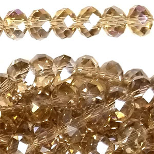 14MM FACETED RONDELLE LIGHT COLORADO TOPAZ